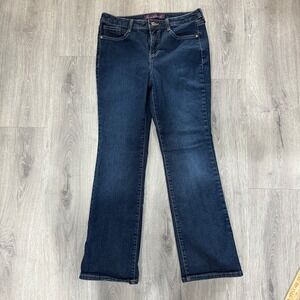 Gloria Vanderbilt Women's Size 6 Short Amanda Jeans Dark Wash Stretch Denim